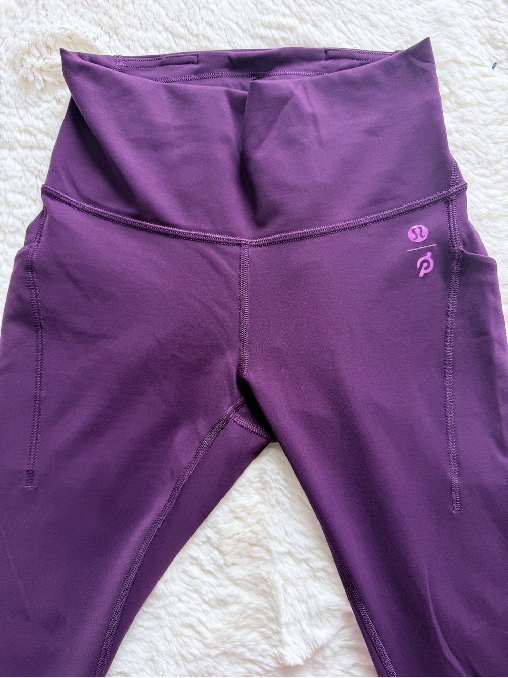 Lululemon x Peloton Deep Purple High-Waist Wunder Train 25” Performance Leggings